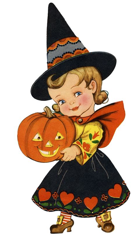 vintage halloween clipart